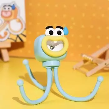 Yousheng забавный милый ночник-осьминог, мини-светодиодный светильник для книг, немерцающая защита глаз, гибкие конечности, универсальный дизайн, ночник розовый