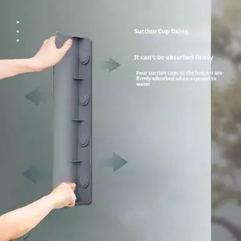 Yousheng Защита от брызг воды для раковины, многоразовый защитный экран для кухонной раковины, силиконовый защитный экран с присоской для защиты от брызг воды серый