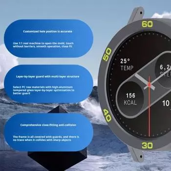 Yousheng Защитная оболочка для смарт-часов, защитная рамка, устойчивая к царапинам, простая установка, сменная защитная рамка для часов CMF Watch 2