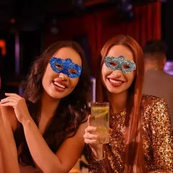 Yousheng Женская кружевная маска Сексуальная венецианская маска Женская верхняя полумаска для девочек для маскарадов Костюмированная вечеринка Выпускной карнавал