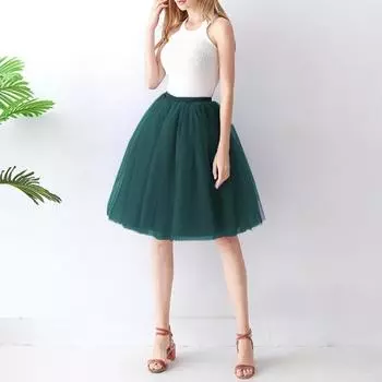 Yousheng Женская ретро балетная юбка карнавальный костюм нижняя юбка балет 50-х годов многослойная талия нижняя юбка принцессы танцевальная юбка для косплея 2025 M