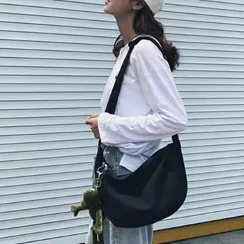 Yousheng женская сумка через плечо парусиновая большая вместительная портативная однотонная женская сумка через плечо для покупок белый