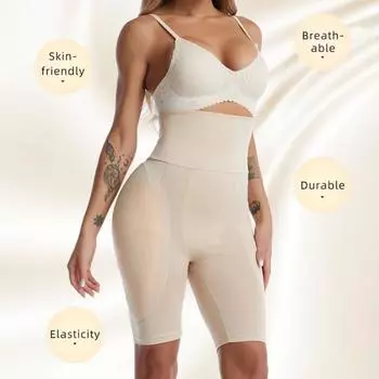 Yousheng женские утягивающие трусы-подтяжки для ягодиц, утягивающие трусы с высокой талией, корректирующее белье для коррекции живота и бедер с подушечками, утягивающее белье для бедер для повседневной носки M