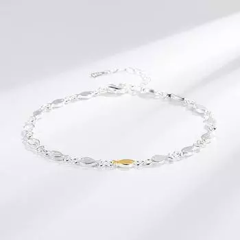 Yousheng женский браслет маленькая цепочка из рыбок браслет регулируемый струнный браслет из рыбок ювелирный подарок на годовщину День святого Валентина Fish