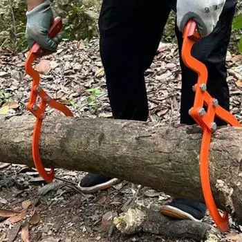 Yousheng Зубчатый крюк для подъема бревен Грузоподъемность 110 фунтов Простота в эксплуатации Устойчивый к ржавчине Прочный захват для древесины S