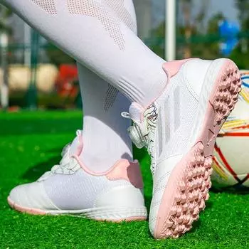 Youth and Children s Training Football Shoes Casual Fashionable Breathable Non Slip Sports Shoes Fashionable and Trendy Shoes 30