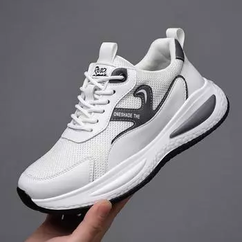 Youth men s shoes summer breathable sports casual shoes little white shoes men s travel shoes dad shoes breathable tide 38