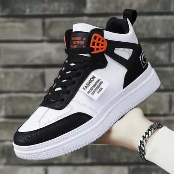Youth White Women s Men s Sneaker Trend High Top Platform Shoes Men 2024 Spring Designer Vulcanized Shoes Plus Velvet Sneakers 34