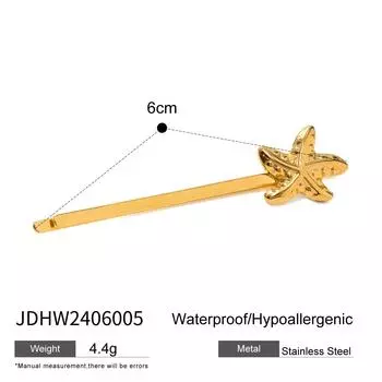 Youthway Уникальные Дизайнерские Заколки для Волос в Виде Ракушки с Цветком и Морской Звездой, Шикарные Заколки для Волос с Имитацией Жемчуга, Женские Роскошные Темпераментные Украшения для Волос