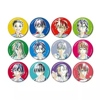 Yowamushi Pedal GLORY LINE Trading Ani Art Glitter Can Badges BOX of 12