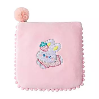 yowodana Санитарные гигиенические изделия Салфетка Косметические Мини-предметы Розовый Мешочек, Мешочек, Мешочек, Мешочек, Мешочек, Компактный, Пушистый, Милый, Простой, Легкий, розовый