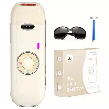 YOZEE Устройство для удаления волос Выходная мощность 22 Дж Большая площадь светового потока Домашнее устройство для удаления волос Автоматическое облучение Количество облучений IGBT Безболезненно