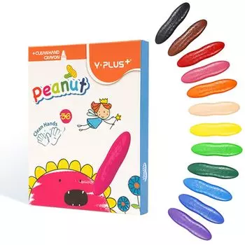 YPLUS Peanut 36 съемный с захватом рук для и в качестве подарка для входа вход Мелки, краски, вода, детские мелки, безопасный, не пачкается,