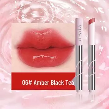 YPYP Ярко-розовый однотонный желейный блеск для губ: Не выцветающий, не липкий, высокопигментированный блеск для губ.