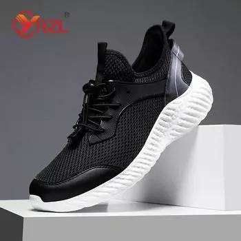 YRZL Casual Sports Shoe for Men Mesh Breathable Sneakers Leisure Sneaker Walking Shoes Plus Size Lightweight Running Men s Shoes 39