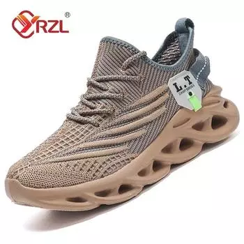 YRZL Мужские роскошные кроссовки Спортивная обувь Легкие кроссовки для мужчин Повседневные кроссовки Мужские кроссовки Новая обувь для мужчин Дизайн 36 чёрный