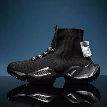 YRZL мужские высокие сетчатые кроссовки легкие дышащие модные повседневные кроссовки для мужчин удобные кроссовки для бега для мужчин 40 белый