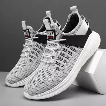 YRZL мужские высококачественные кроссовки из дышащей сетки для бега модные удобные легкие повседневные теннисные кроссовки для мужчин 41 серый