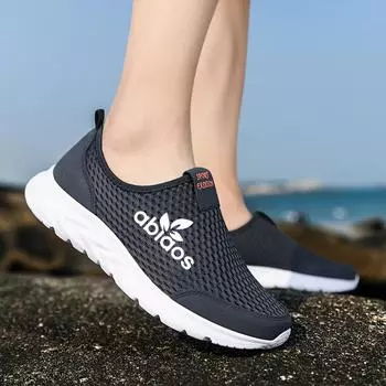 YRZL Новые женские кроссовки из дышащей сетки, мужская повседневная обувь, нескользящие мокасины большого размера для ходьбы, легкие мужские теннисные туфли 36