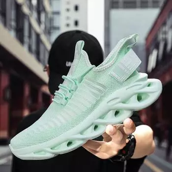 YRZL Shoes Men Sneakers Breathable Women Running Shoes Lightweight Anti-slip Sports Shoe Outdoor Lace Up Tennis Women Sneakers 36 чёрный