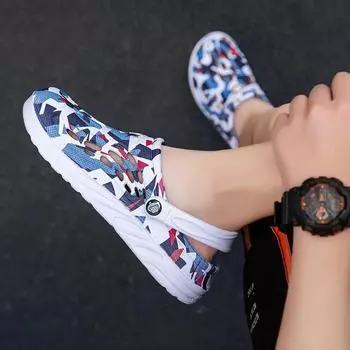 YRZL женские летние тапочки легкие дышащие садовые туфли с отверстиями удобные пляжные сандалии мягкие унисекс парные повседневные шлепанцы 36 серый