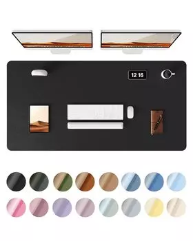 YSAGi кожаный коврик для стола, офисный коврик, совместимый с мышью, большой коврик для мыши, PU кожаный коврик для стола, водонепроницаемый коврик для ноутбука для офиса и дома