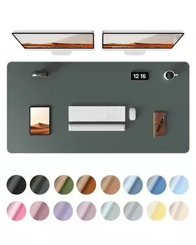 YSAGi кожаный стол офисный стол мышь большая мышь PU стол ноутбук стол водонепроницаемый для офиса и дома письменный стол коврик, совместимый, коврик,