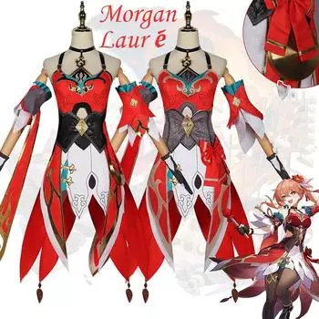 Ysir Honkai Impact Gui Naifen Косплей Свернуть 3 Игровой костюм Gnavil Cos Костюм XS красный