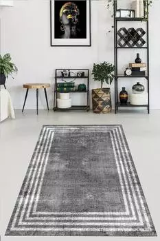 YTRHOME Home Modern E1005 Нескользящая точечная основа с цифровой печатью нового поколения, ковер для гостиной, кухни, прихожей и напольный коврик