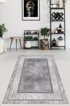 YTRHOME Home Modern E1007-1 Нескользящая точечная основа с цифровой печатью нового поколения, ковер для гостиной, кухни, прихожей и напольный коврик