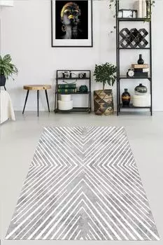 YTRHOME Home Modern E1010 Нескользящая точечная основа с цифровой печатью нового поколения, ковер для гостиной, кухни, прихожей и напольный коврик