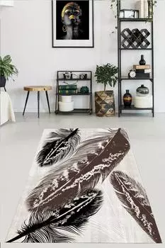 YTRHOME Home Modern E1028 Нескользящая точечная основа с цифровой печатью нового поколения, ковер для гостиной, кухни, прихожей и напольный коврик