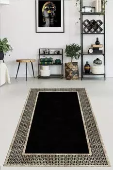 YTRHOME Home Modern E1045-2 Нескользящая точечная основа с цифровой печатью нового поколения для гостиной, кухни, прихожей, ковра и напольного коврика