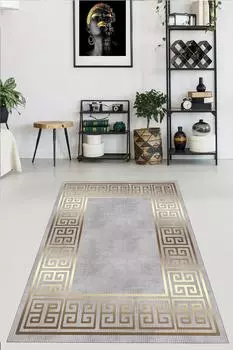 YTRHOME Home Modern E1049-3 Нескользящая точечная основа с цифровой печатью нового поколения, ковер для гостиной, кухни, прихожей и напольный коврик