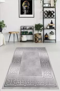 YTRHOME Home Modern E1049 Нескользящая точечная основа с цифровой печатью нового поколения, ковер для гостиной, кухни, прихожей и напольный коврик