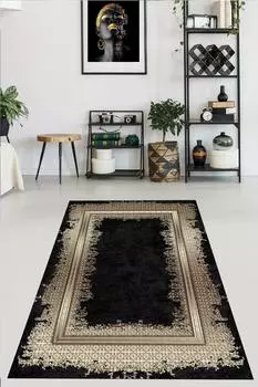 YTRHOME Home Modern PL1010 Нескользящая точечная основа с цифровой печатью нового поколения, ковер для гостиной, кухни, прихожей и напольный коврик