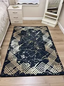 YTRHOME Home Modern RST1001 Нескользящая точечная основа с цифровой печатью нового поколения для гостиной, кухни, прихожей, ковра и напольного коврика