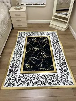 YTRHOME Home Modern RST1003 Нескользящая точечная основа с цифровой печатью нового поколения, ковер для гостиной, кухни, прихожей и напольный коврик