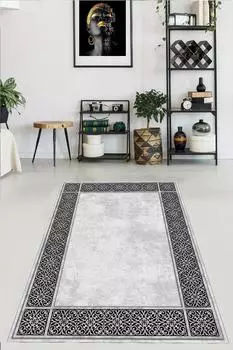 YTRHOME Home Modern S1036-4 Нескользящая точечная основа с цифровой печатью нового поколения, ковер для гостиной, кухни, прихожей и напольный коврик