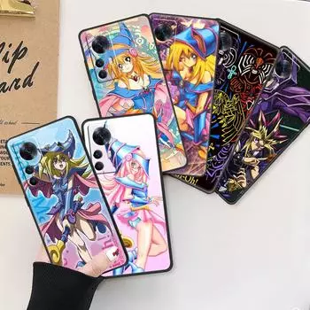 Yu-Gi-Oh! Black Magician Girl Phone Case For Xiaomi Mi 12X 12 11 11T 11i 10T 10 Pro Lite Ultra 5G 9T 8 A3 Black Cover TPU Mi A3(CC9E)
