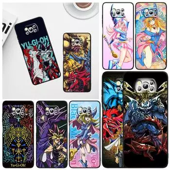Yu-Gi-Oh! Black Magician Girl Phone Case For Xiaomi Mi Poco X5 X4 X3 NFC F4 F3 GT M5 S M4 M3 M2 C50 Pro C3 5G Black Cover Poco X2