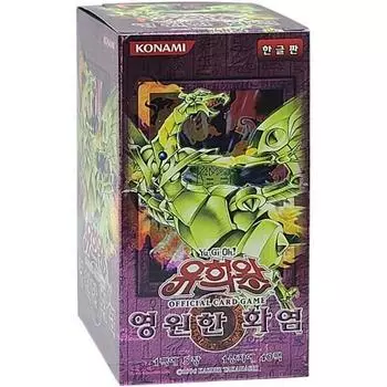 Yu-Gi-Oh Card Eternal Flame FET-KR 1 коробка Rescue Cat/Phoenix God of Nephthys, популярная корейская игра