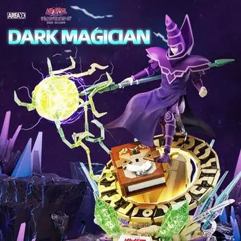 Yu-Gi-Oh Dark Magician модель строительные блоки классические фигурки карточных игр DIY сборные игрушки для детей подарки настольный деко набор дисплеев No Box фиолетовый/жёлтый