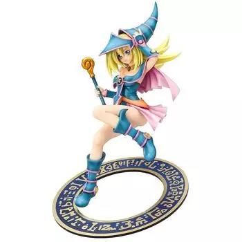 Yu-Gi-Oh Duel Monsters Black Magician Girl 17 Scale Пластиковая окрашенная полная фигурка Перепродажа