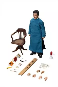 YUANXINGSHI x TO FUTURE LX002 Lu Xun Luxury Edition Scale Cloth ABS PVC PU Metal Painted Movable Figure 1/12 & & & &