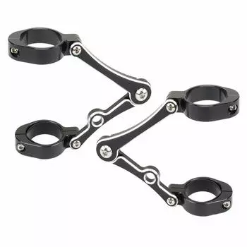 YUANYE Harley CB Кронштейн фары мотоцикла Алюминиевый 41 мм Держатели для света мотоцикла