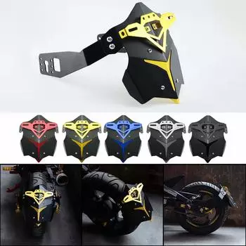 YUANYE Yamaha MT03 MT07 MT09 R3 Yamaha Motorcycle CNC Aluminum Mudguard Мотоциклетные детали для модификации Мотоциклетный задний брызговик Крышка заднего крыла золотистый