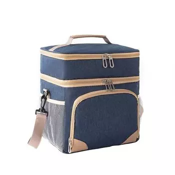 Yucahype Insolated Cooler Insolated Large Cold Heat Shoulder Многофункциональный пикниковый ящик, сумка, вместимость, складной, легкий, 3-слойная изоляция,