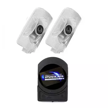 YUCANAUTO Автомобильная лампа подсветки, Prius 30 серии, LED проекция логотипа, Приветственная подсветка двери, 50