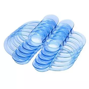 YueType Mouth Opener Mouth Opener C Shape Plastic Cheek Retractor Clear Dentistry Dental Tool Mouthguard Teeth Whitening Durable and Useful Blue 20